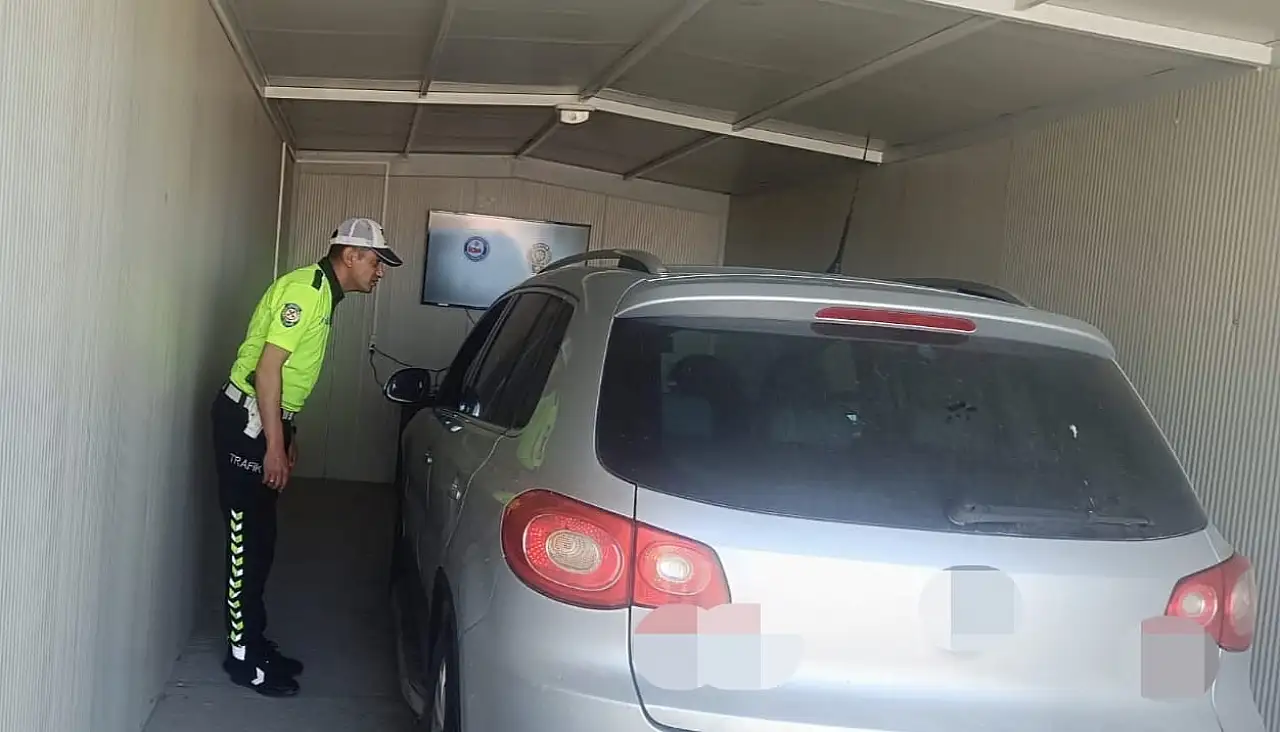 Kayseri kara yolunda trafik bilgilendirmesi