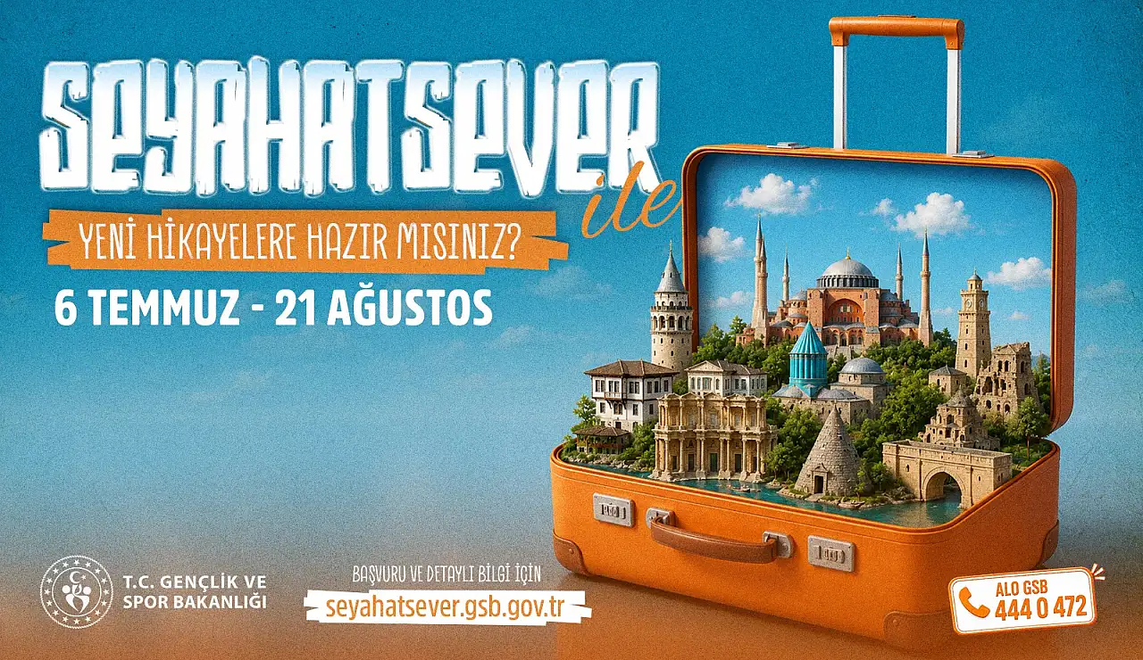 Kayserili gençlere müjde: Ücretsiz konaklama fırsatı!