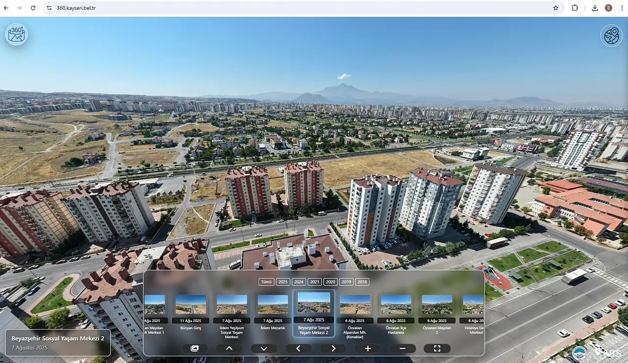 Kayseri 360 derece keşfedilecek!
