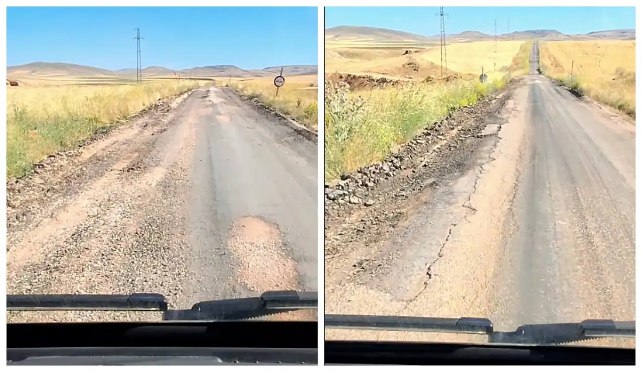 Kayseri'de yol isyanı: Köyümüze gelecekler çekiniyor!
