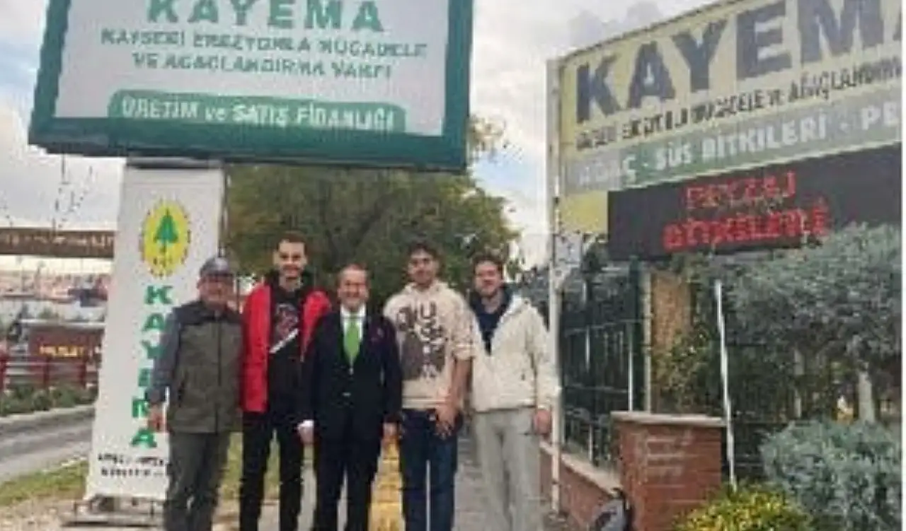 Kayseri'nin 'yeşil adası'na 5 yılda 10 bin fidan dikildi!