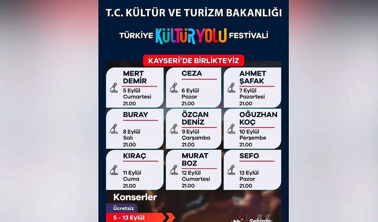 Kayseri'de Kültür Yolu heyecanı! Kayseri halkı davetli