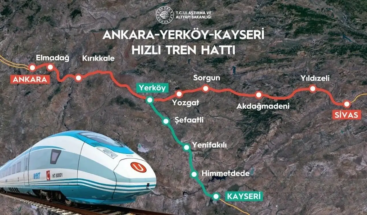 Kayseri'ye gelmesi beklenen hızlı trenler orada yapılacak! Yüzlerce kişiye istihdam müjdesi