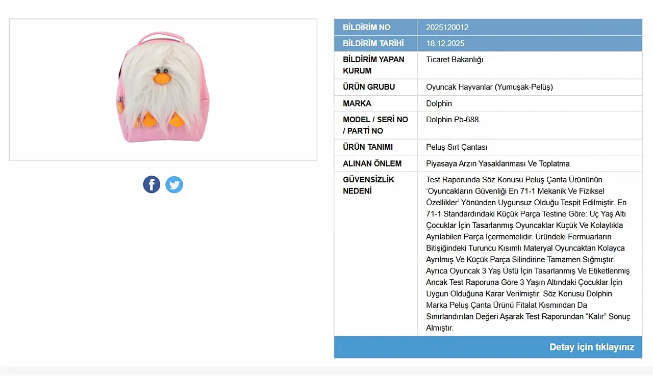 Anne ve babalar dikkat: İki ürün piyasadan toplatılıyor