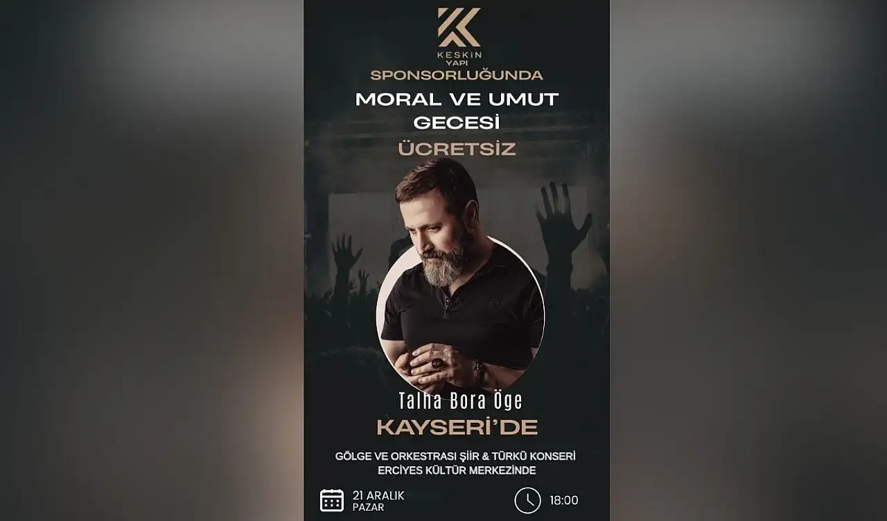 Kayseri bu geceyi konuşacak! 'Gölge' sahneye çıkıyor