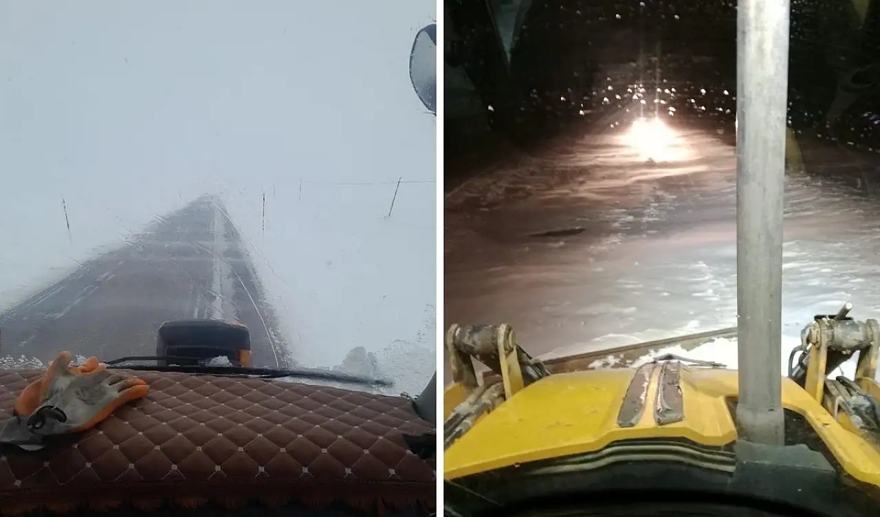 Kayseri'de o ilçeye gidecekler dikkat! Kar yağışı sürüyor