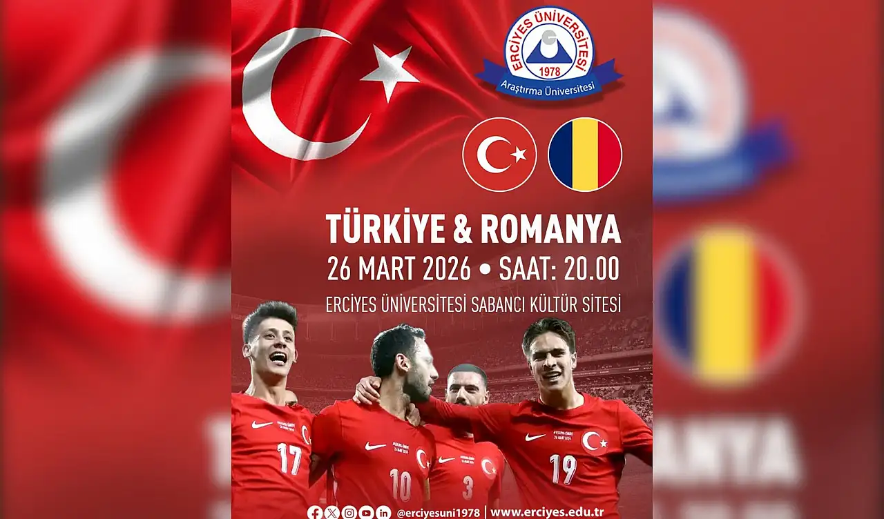 Erciyes Üniversitesi'ne yarın dev ekran kurulacak!