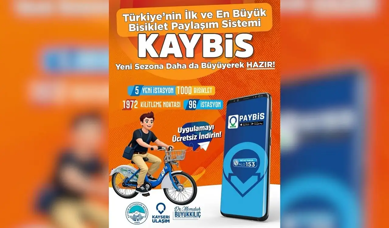 Dikkat! Kayseri'de pedallar yarın dönmeye başlıyor