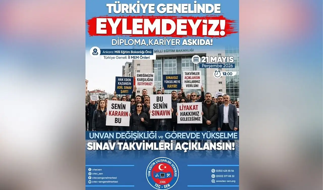 Kayseri'de perşembe günü eylem yapılacak!