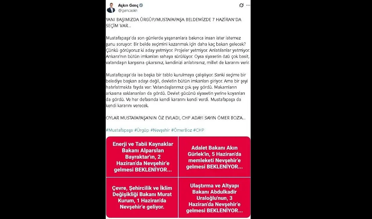 Hulusi Akar da gitmişti Aşkın Genç tepki gösterdi
