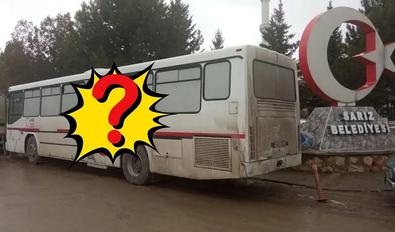 Sarız'da dikkat çeken araç! Neden geldiği sonradan anlaşıldı