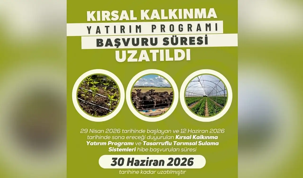 Kayseri'de çiftçilere müjde: Başvuru süresi uzatıldı