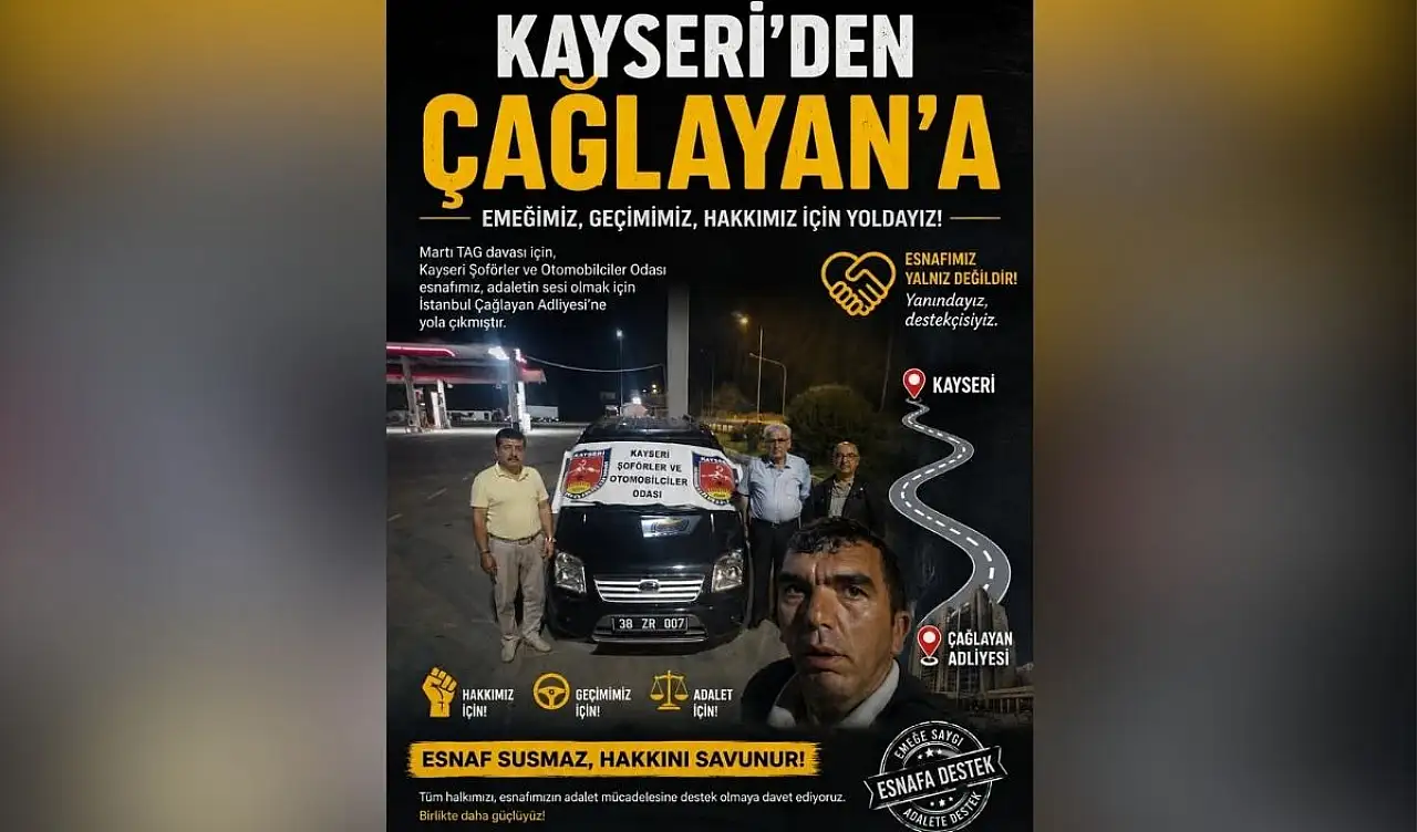 Gözler bugün mahkemede! Kayseri'den dikkat çeken destek