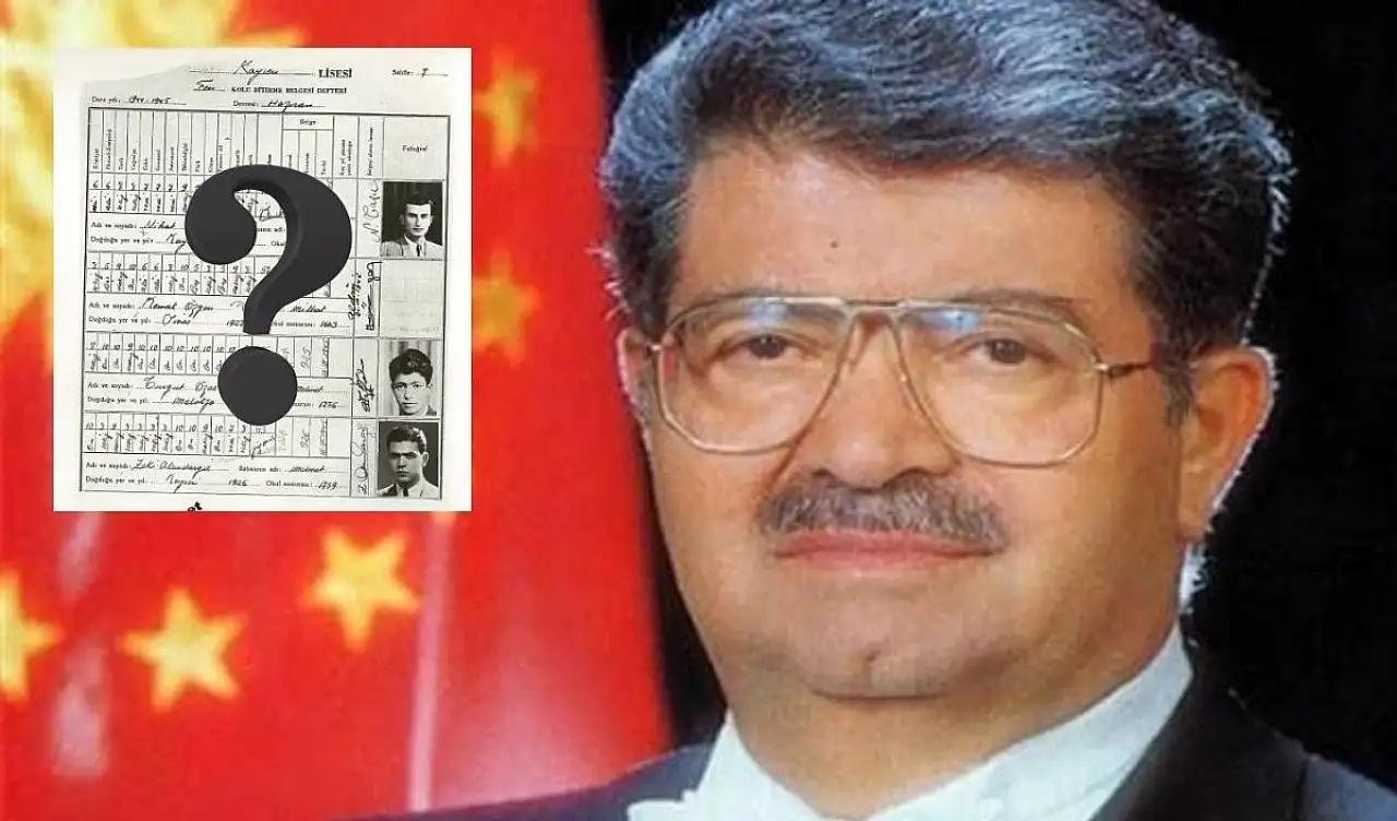 Kayseri'de eğitim gören eski Cumhurbaşkanının lise karnesi gündem oldu!