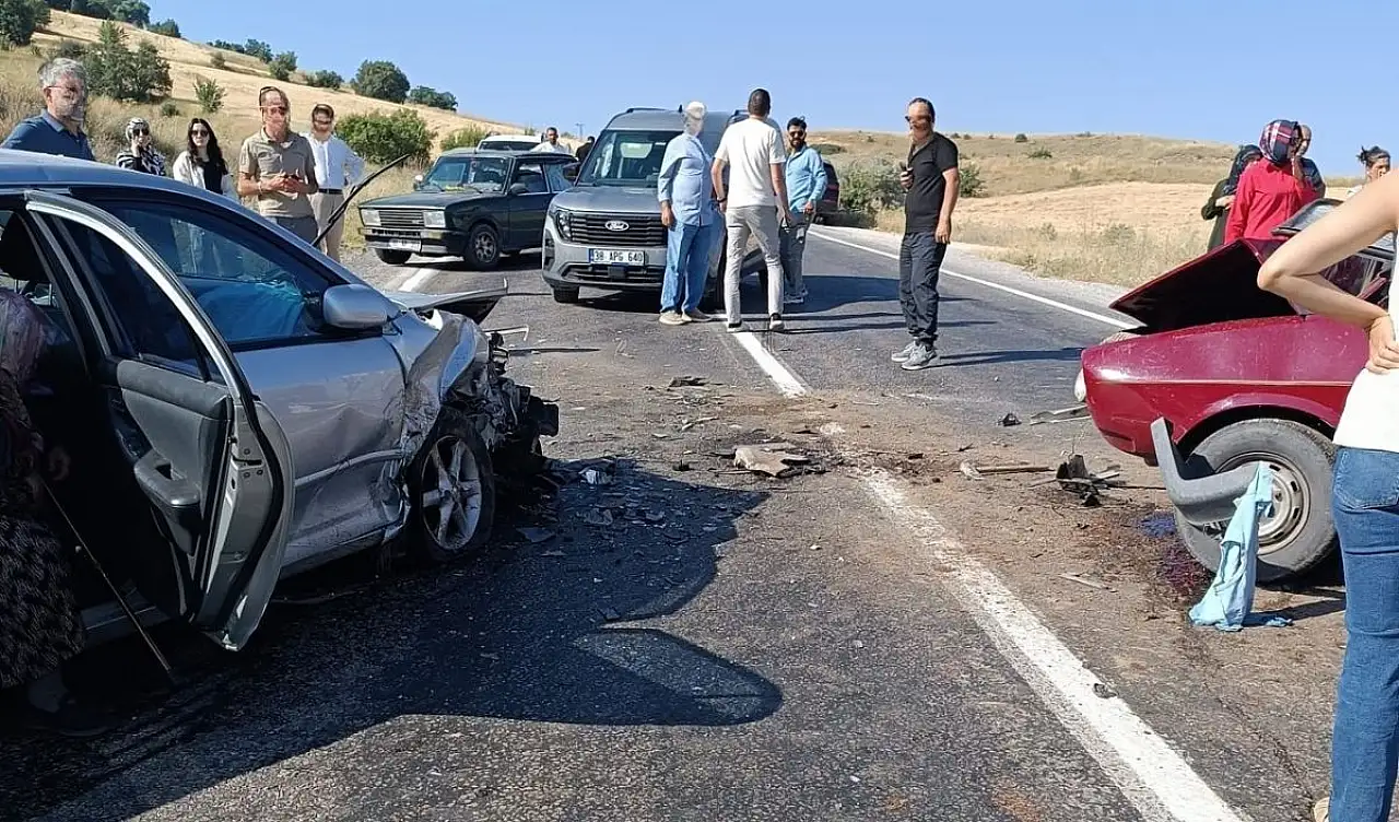 Kayseri'de bir günde 3 kaza! 4 ölü, 18 yaralı