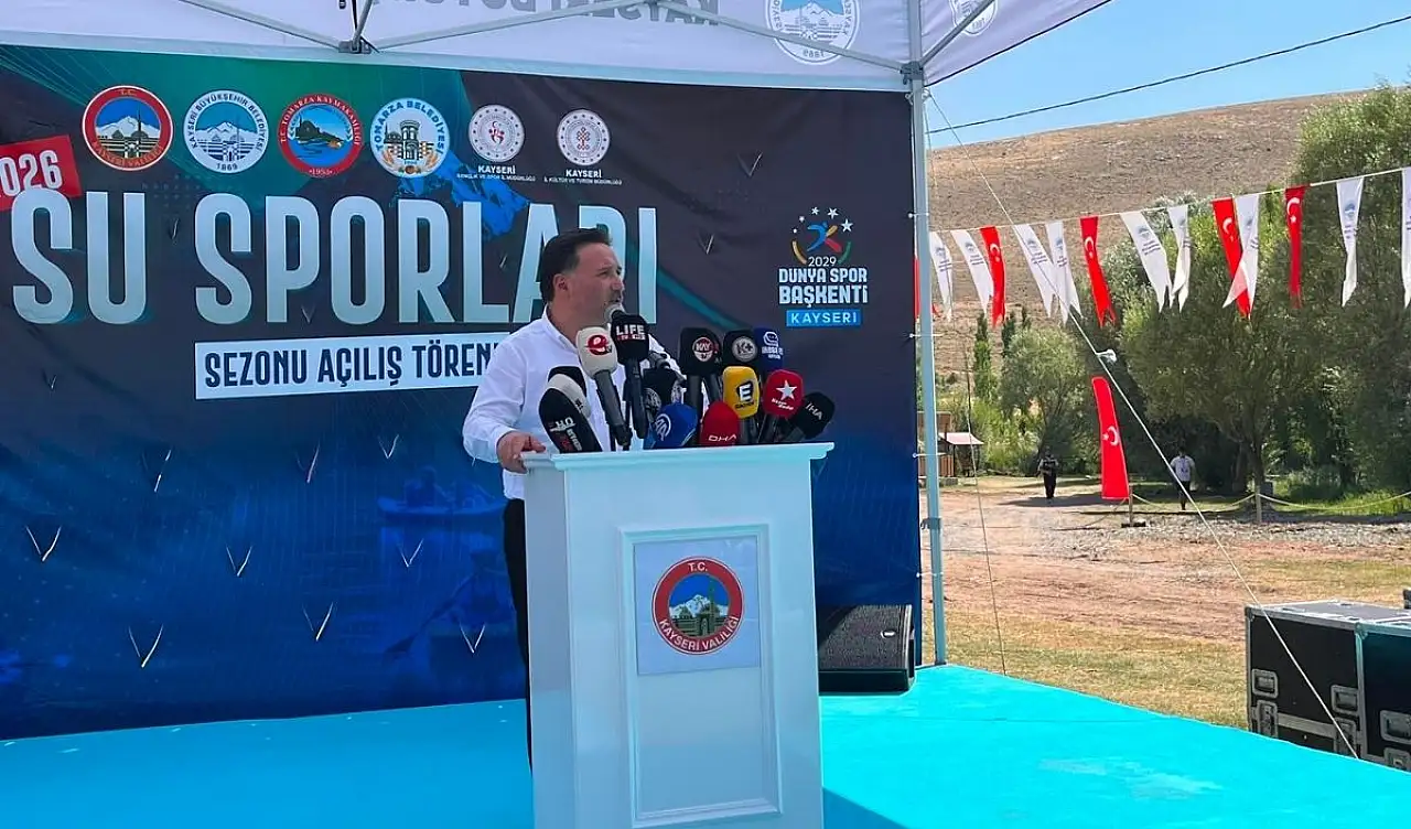 Dünya Spor Başkenti Kayseri'de su sporları sezonu açıldı!