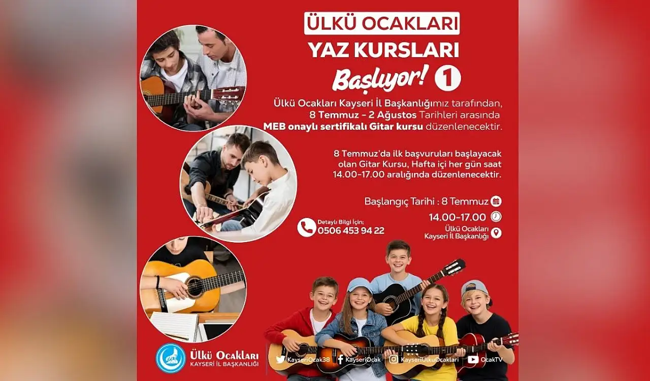Ülkü Ocakları Kayseri'den gençlere yaz sürprizi!
