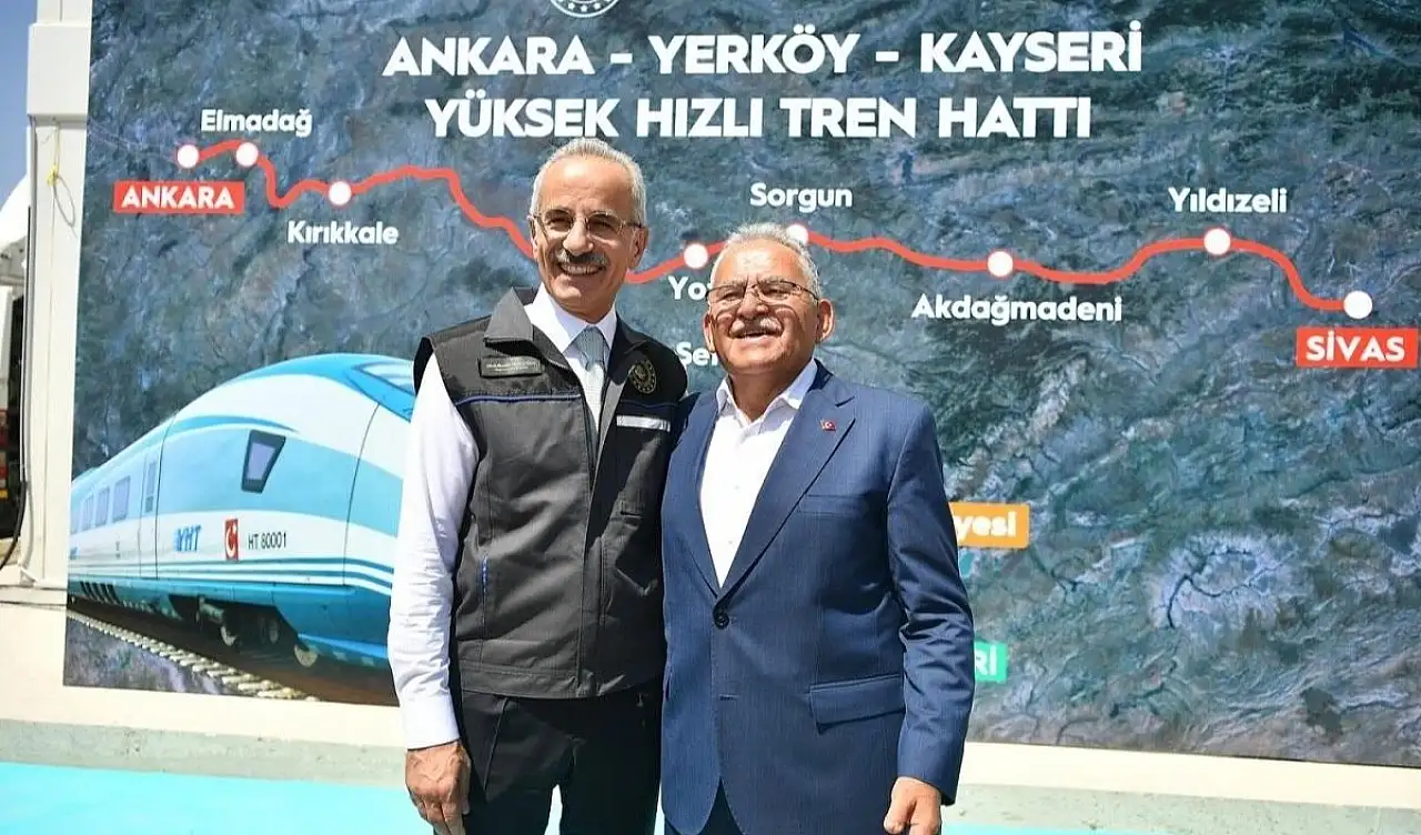 Hızlı tren projelerinde Kayseri detayı! 48 saatte Türkiye hedefi
