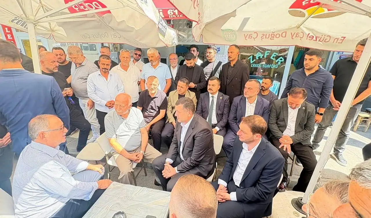 Özhaseki'yi el verdiği milletvekili yolcu etti…
