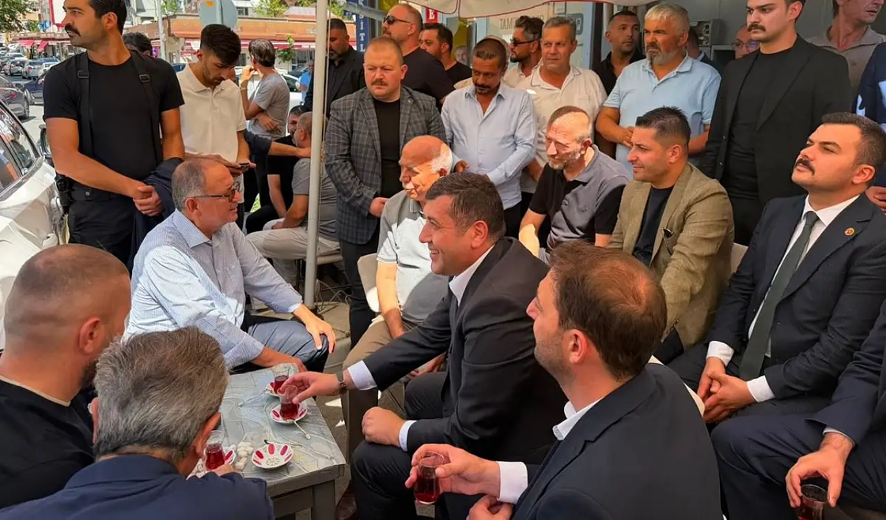 Özhaseki'yi el verdiği milletvekili yolcu etti…