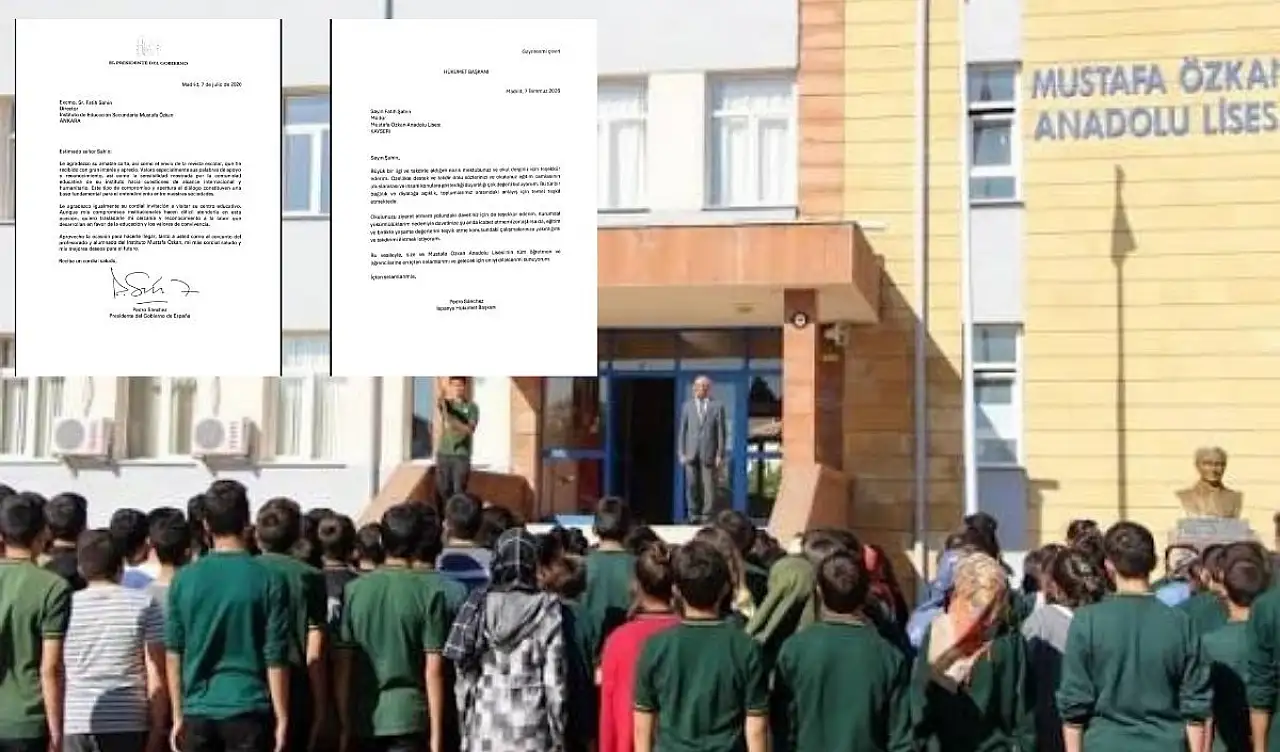 Kayseri'den İspanya'ya gönderildi, cevap Madrid'den geldi