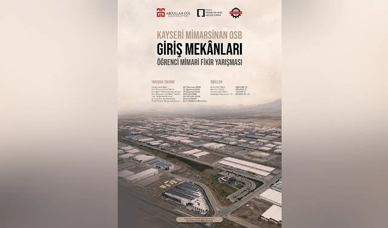 Kayseri'de bu yarışmayı kazanana müjde! 625 bin TL dağıtılacak