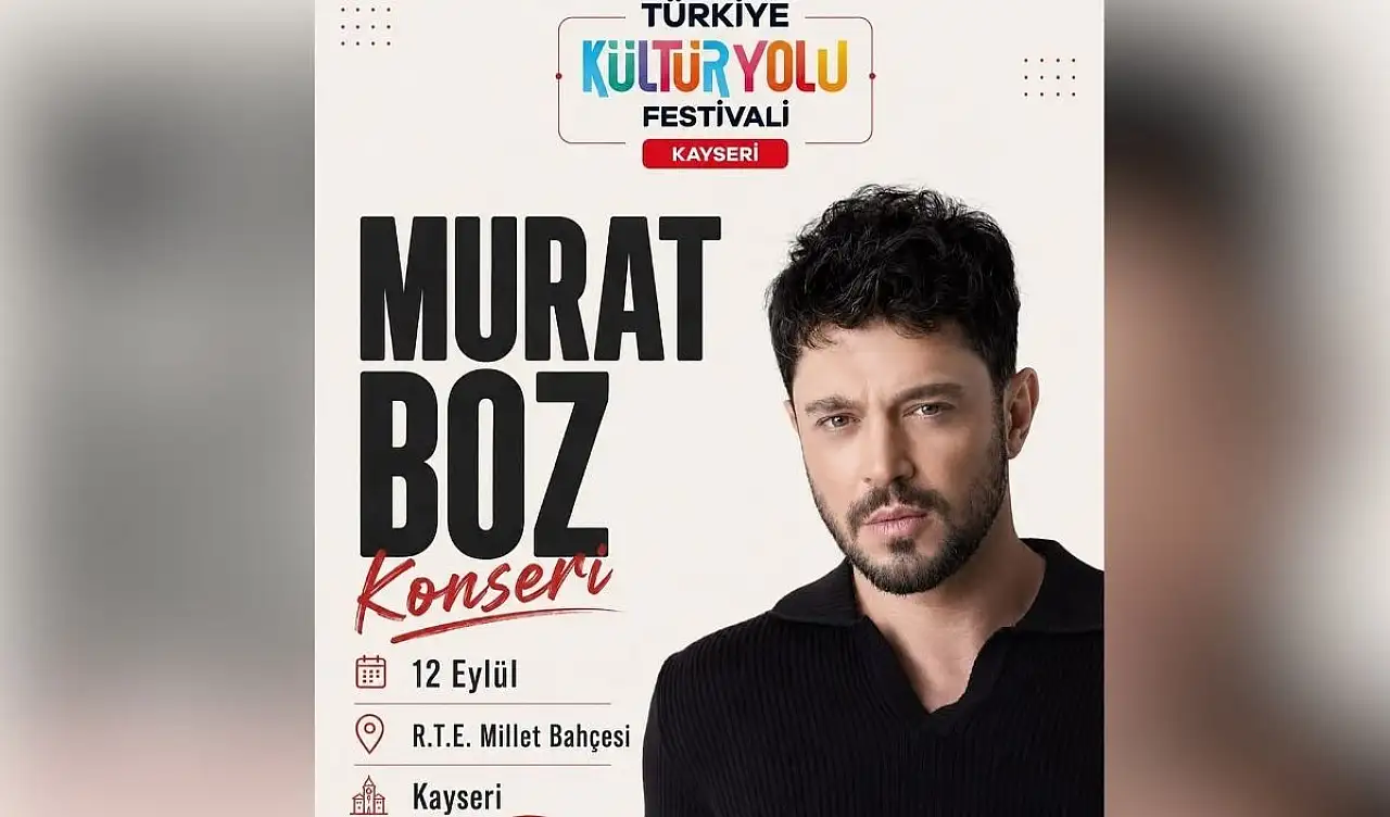 Murat Boz Kayseri'de ücretsiz konser verecek!
