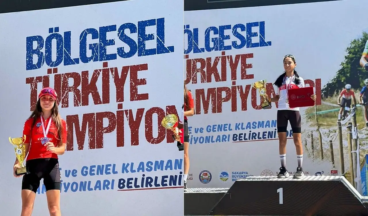 Kayserili bisikletçilerden Türkiye çapında büyük başarı