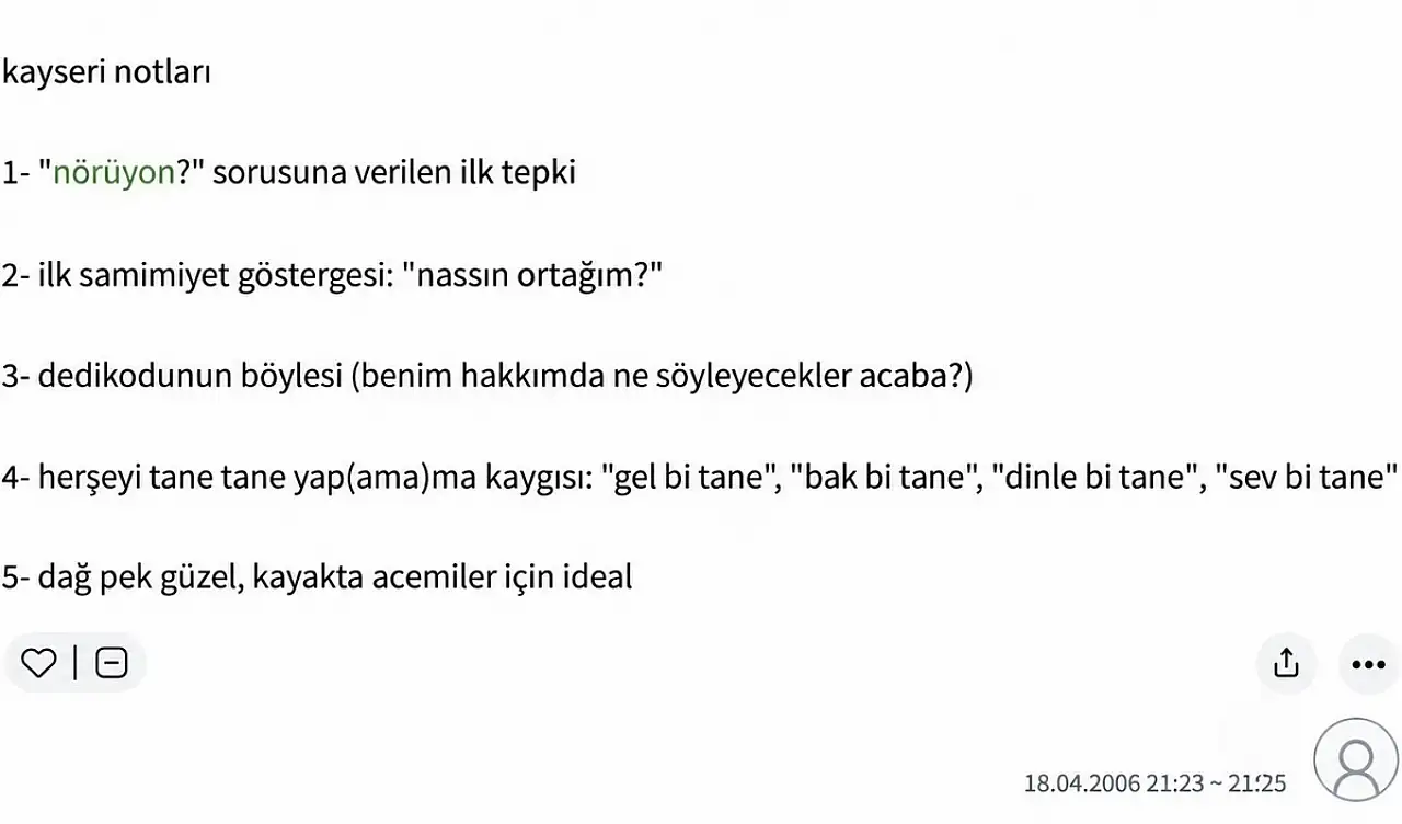 Ekşi Sözlük'te Kayseri başlığına yazılanlar gülümsetti