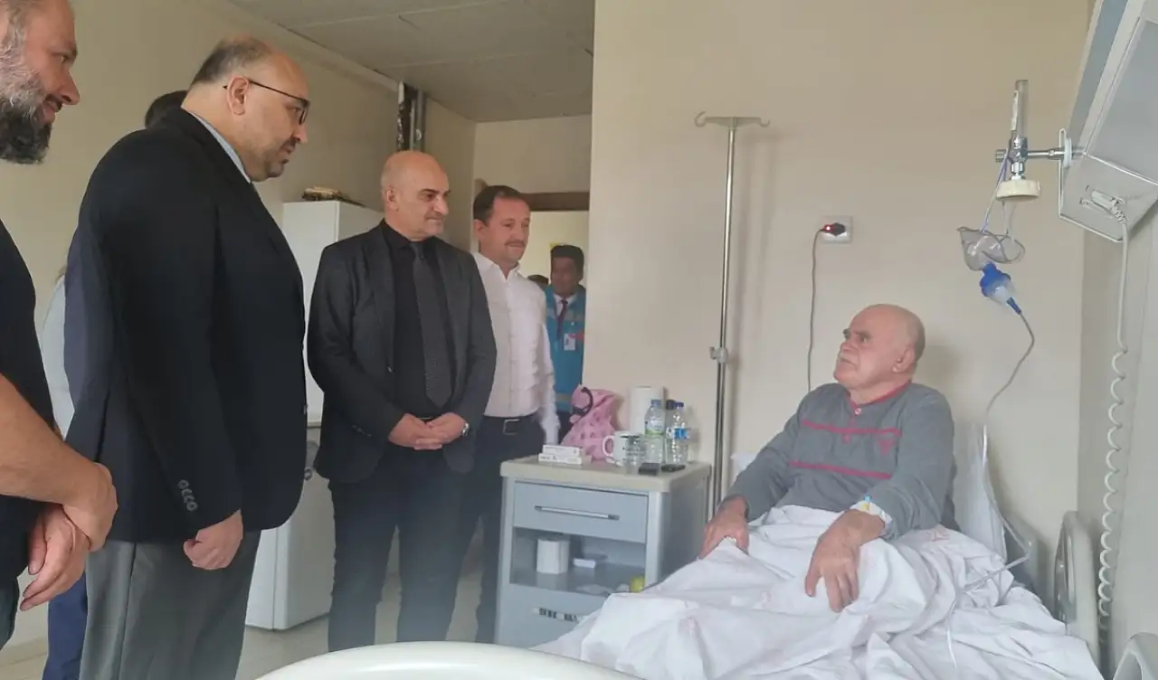 İncesu'da hastaları sevindiren ziyaret! Milletvekili ziyaret etti