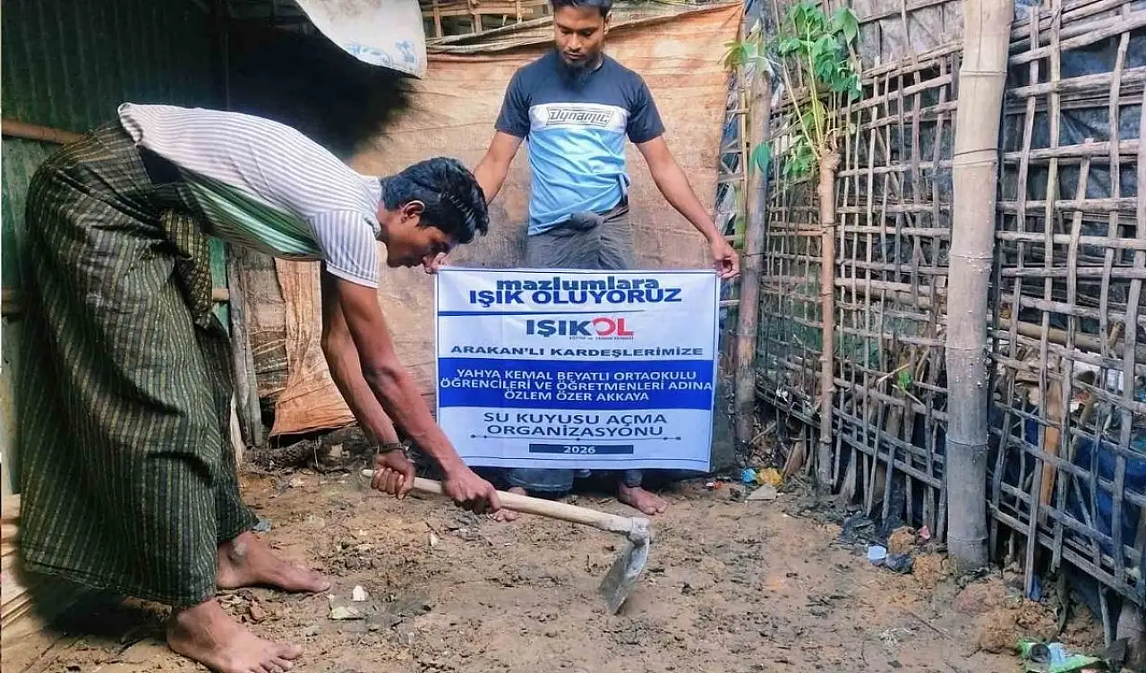 Kayserili 90 öğrencinin iyiliği Arakan'a ulaştı