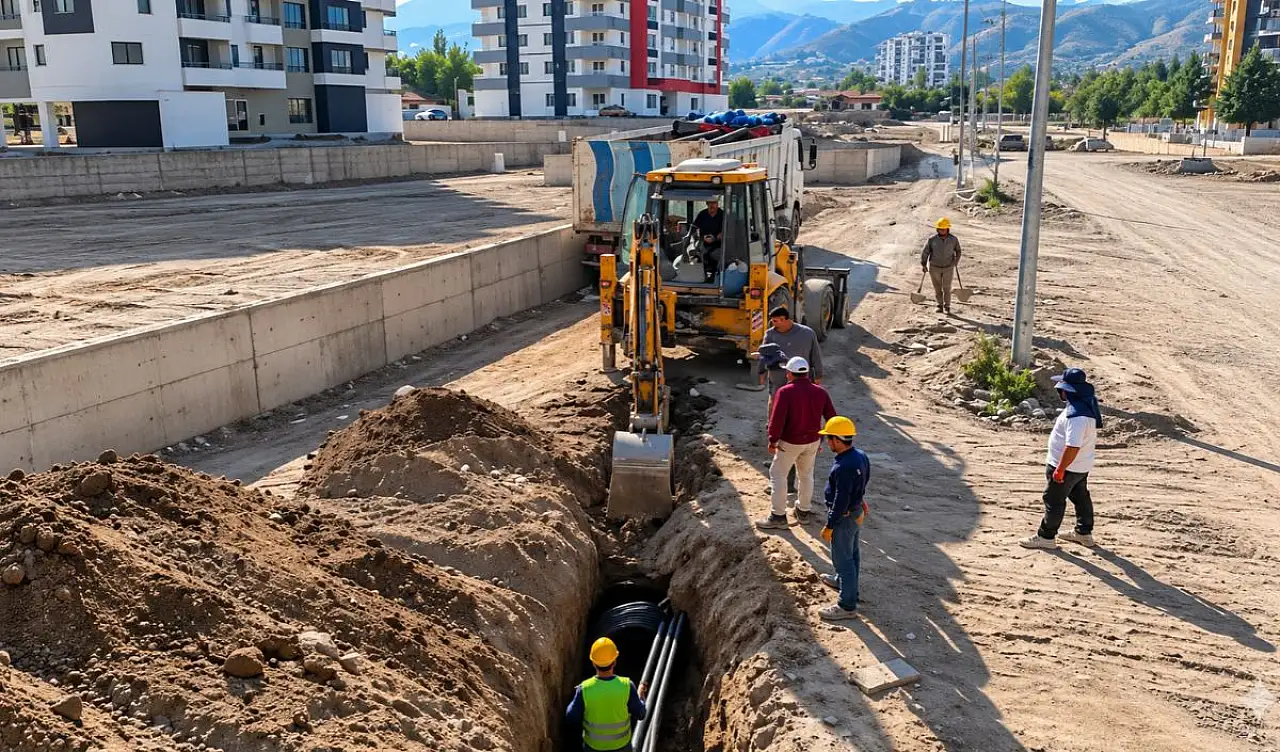 Kayseri'de yeni yerleşim alanlarının altyapısı güçlendiriliyor!