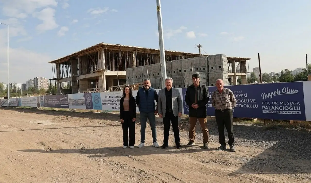 Melikgazi'ye Bir Okul Daha! Bitti, Şimdi Öğrencilerini Bekliyor