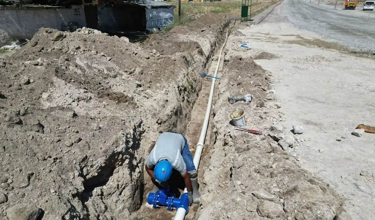 Kayseri'de iki mahallede altyapı çalışması!