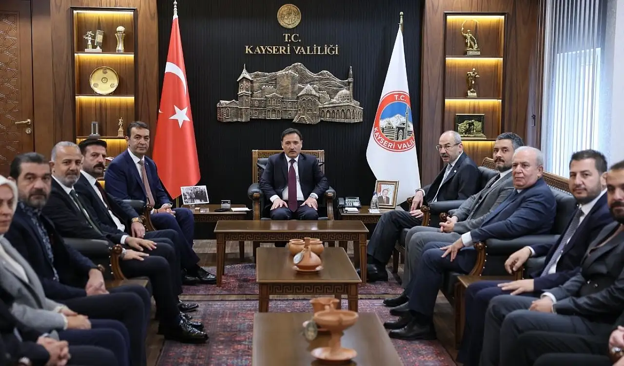 Kayseri'nin ekonomi gündemi Valilikte konuşuldu!