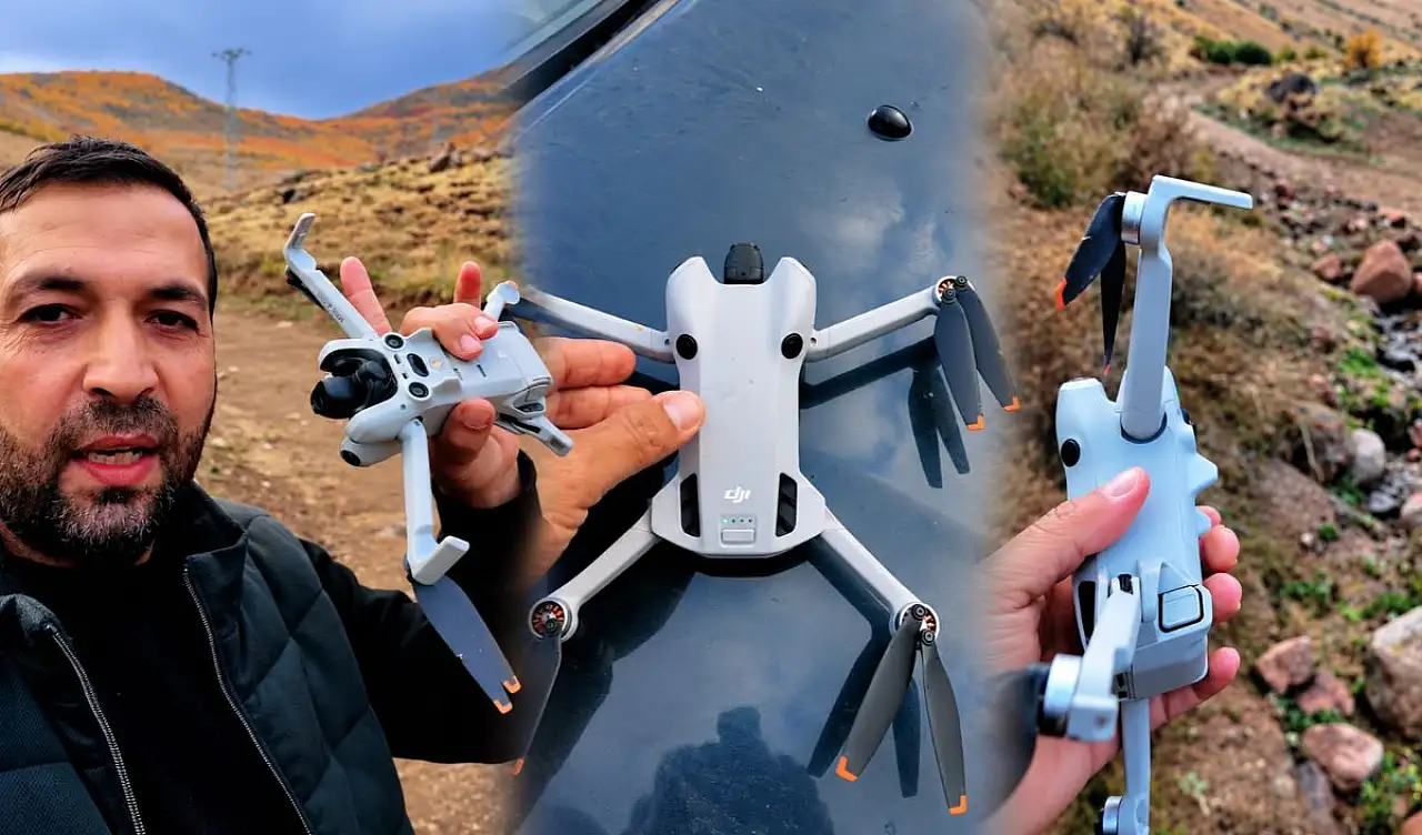 Kayseri'de Drone'a kartal saldırısı