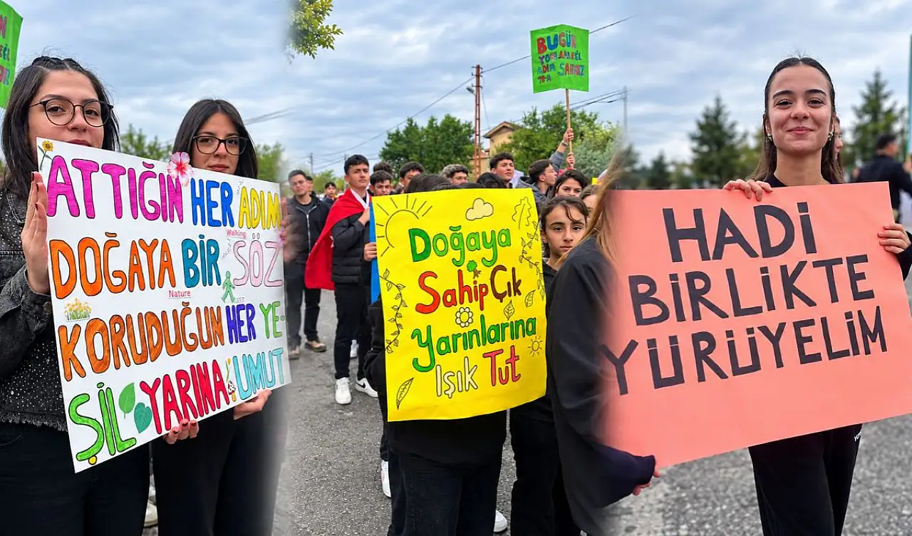 Kayseri'de 300 kişi yürüdü