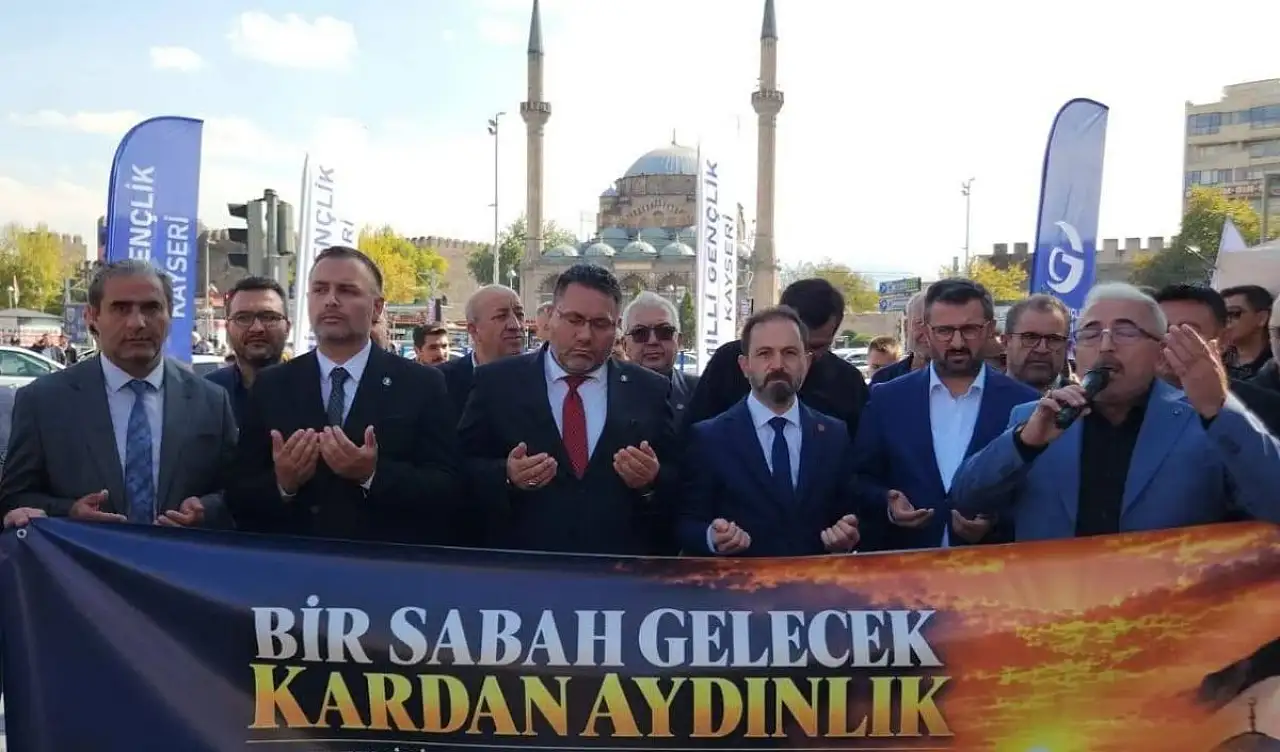 Kayseri'de Gazze isyanı: Tarihin en barbar soykırımı işleniyor!