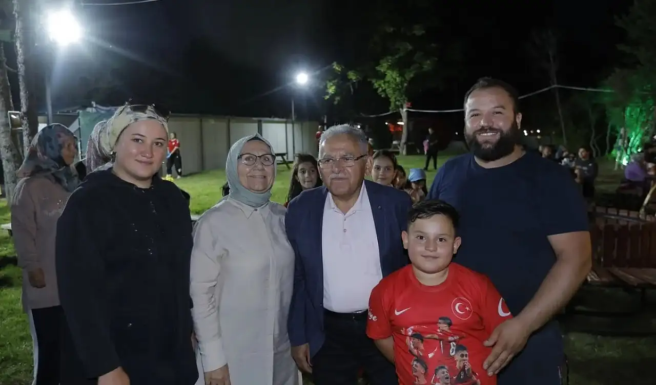 Kayseri'de doğa kamplarına yoğun ilgi: Aileler birlikte vakit geçirdi