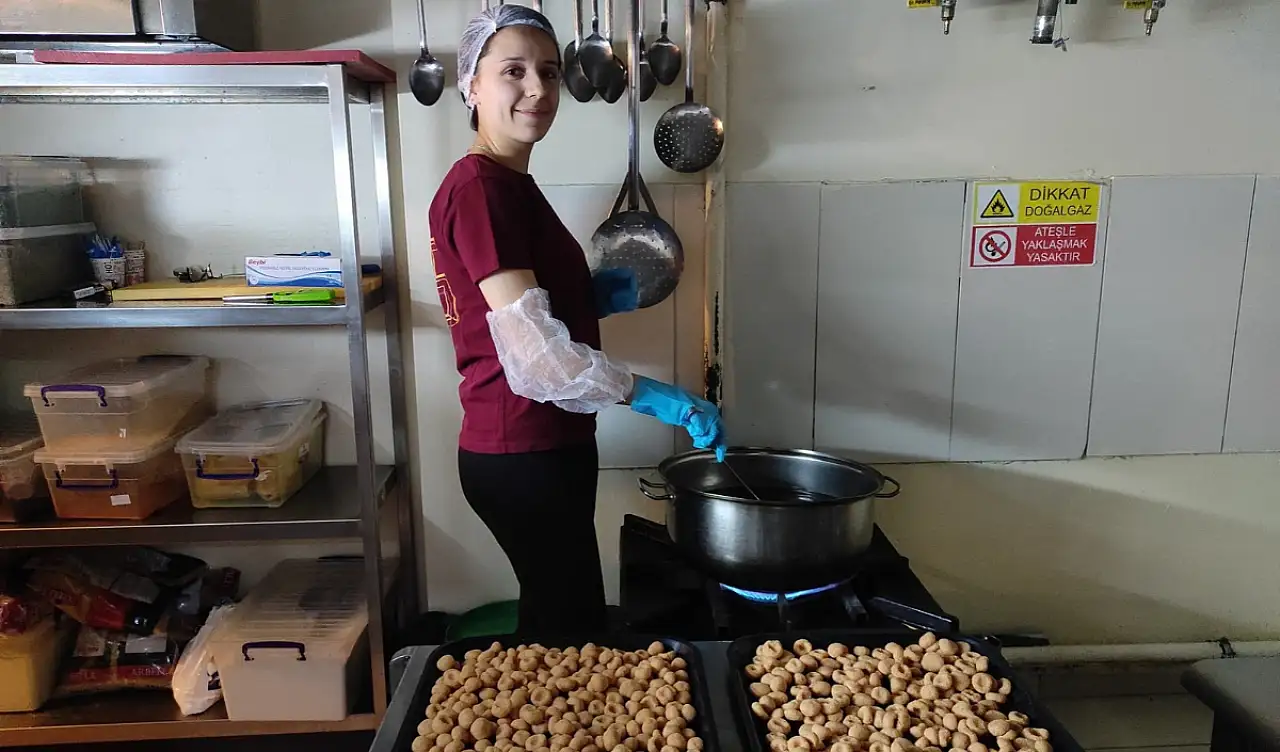 Kayseri'de yurt mutfağında geleneksel lezzet buluşması