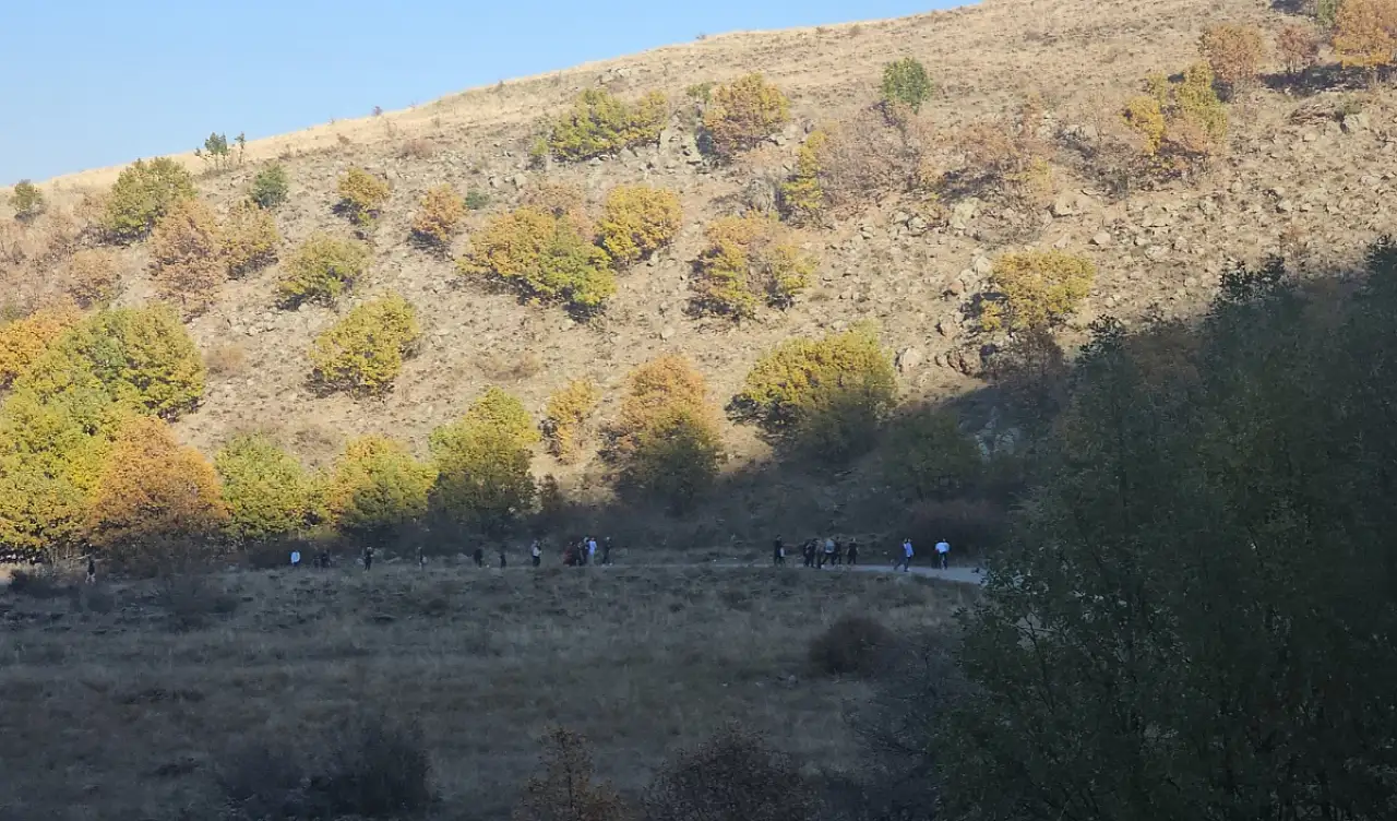 Kayseri'de sonbaharın renkleri bu ormanda buluştu