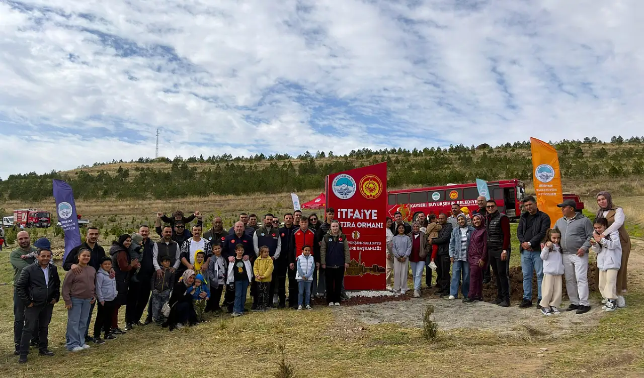 Kayseri'de 500 fidana isim künyesi: 100. yıla özel buluşma