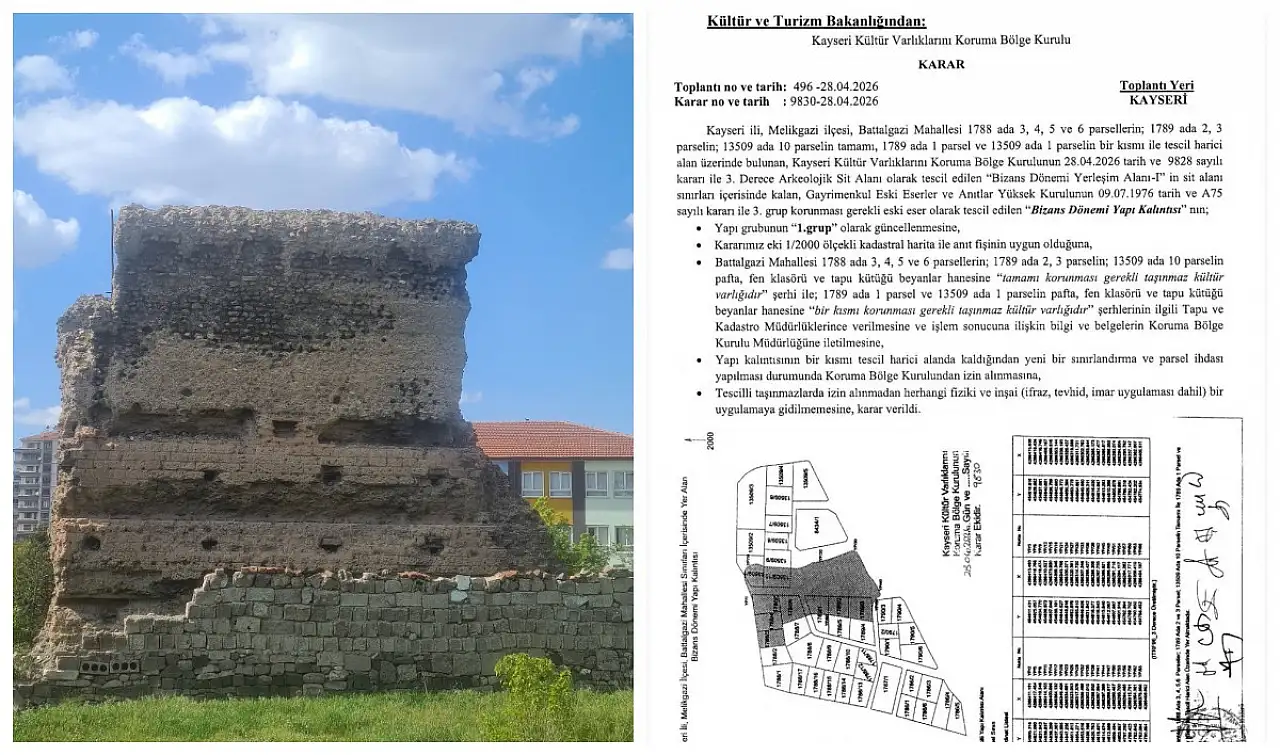Kayseri'deki Basiliada merak konusu oldu! Mahalleye talih kuşu mu kondu?