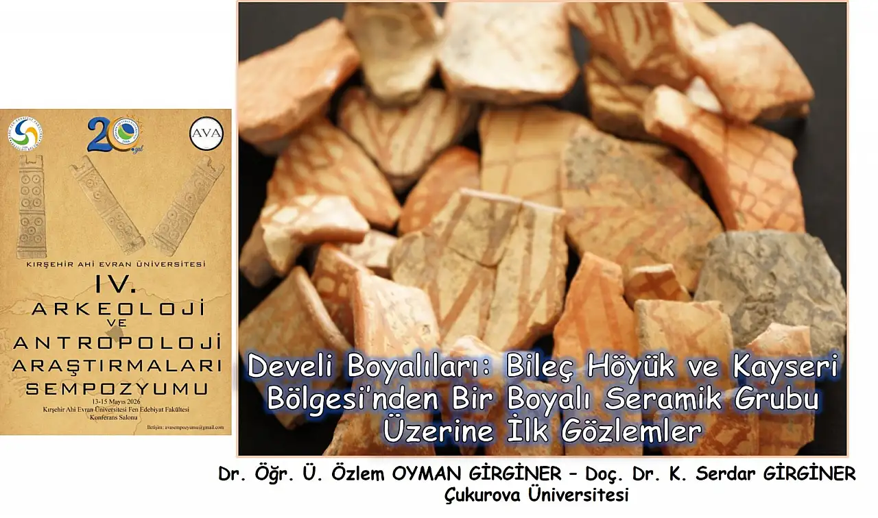 Kayseri'de dikkat çeken buluntu! 'Develi Boyalıları' literatüre girdi