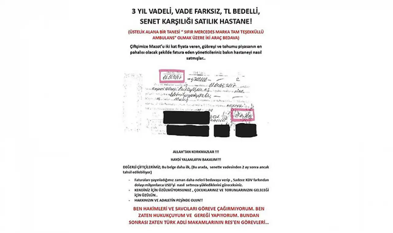 Kayserili isim gemileri yaktı: Hastane faciasının tüm detaylarını gözünüze sokacağım
