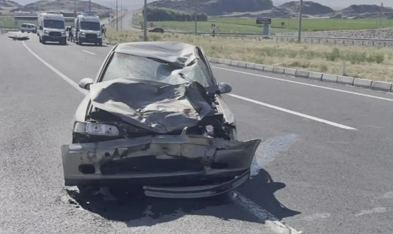Kayseri'de motosiklet kazası can aldı