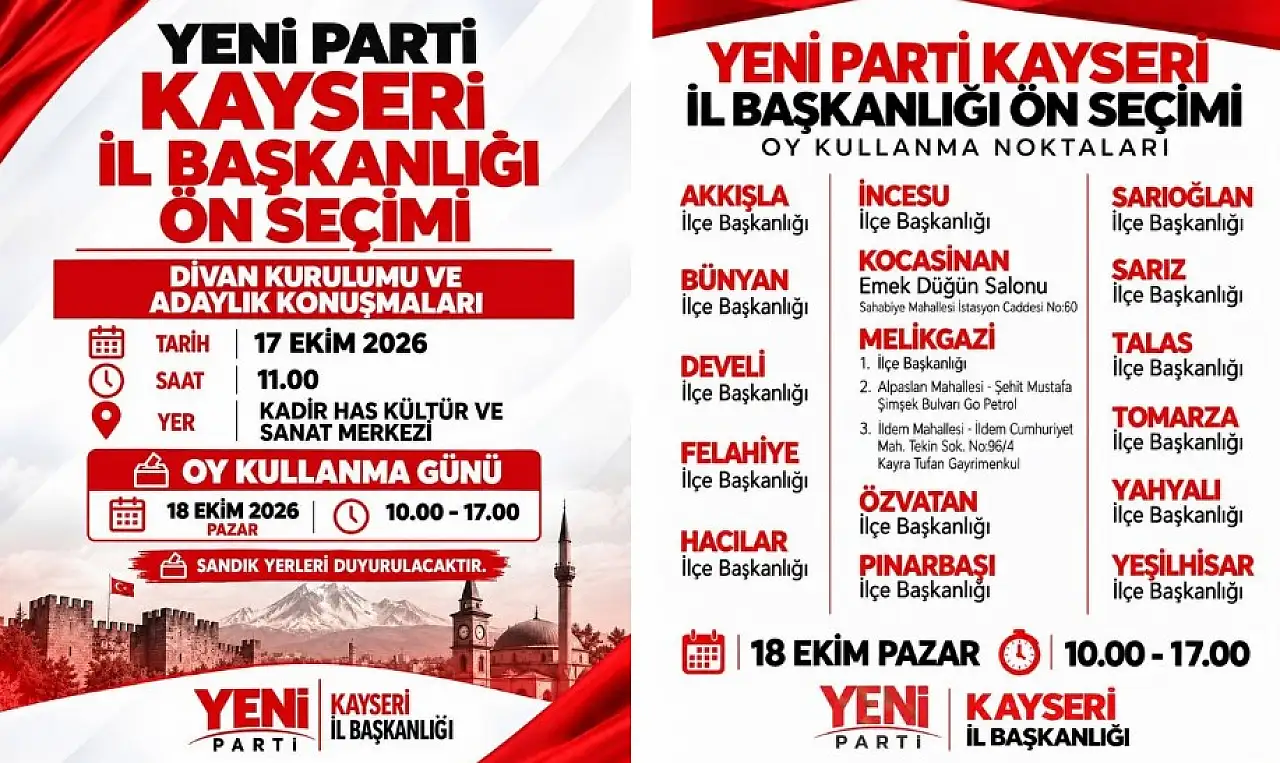 Milletvekili Aşkın Genç'ten Kayseri seçimleri için birlik mesajı