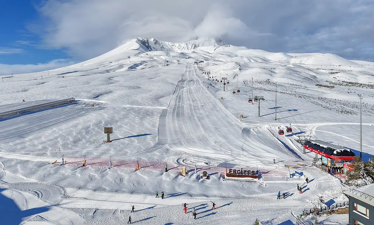 Erciyes'teki dev tesis sezonu kapattı!