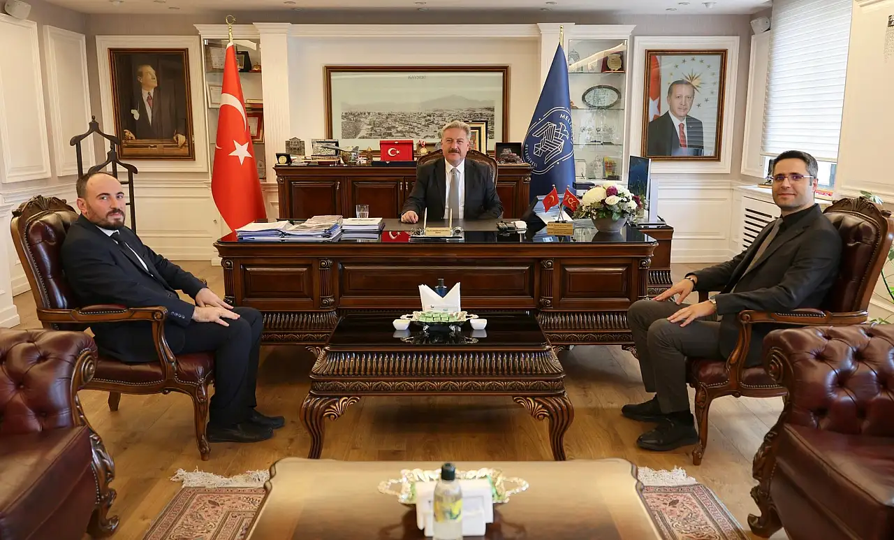 Başkan Palancıoğlu misafirlerini ağırladı