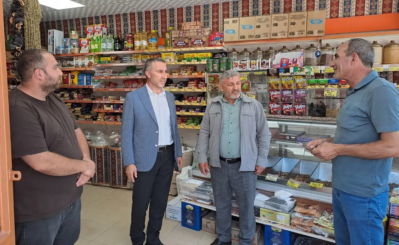 Erdal Altun sahada: Bünyan'da vatandaş ve çiftçilerle buluştu